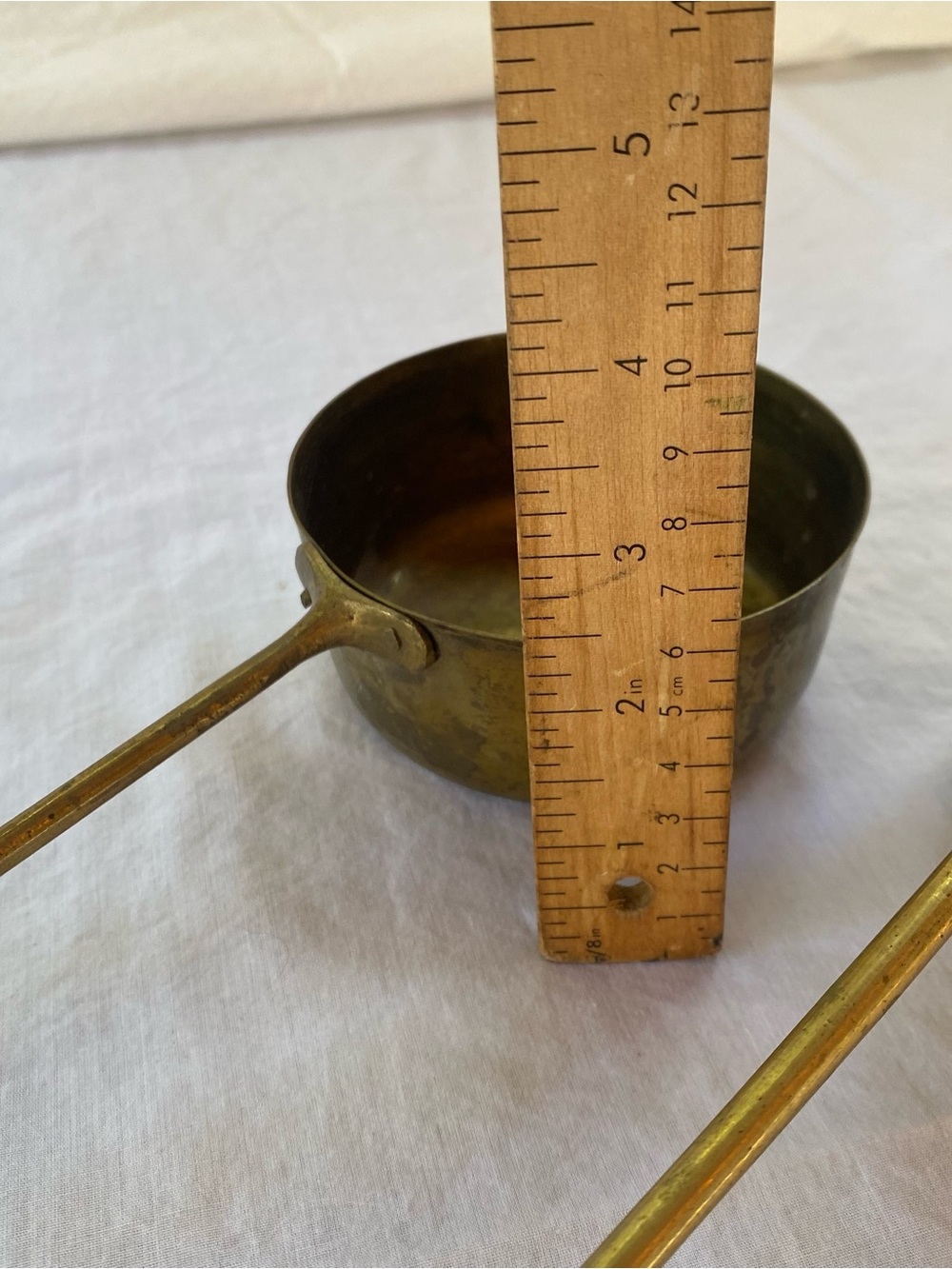 VTG Solid Brass Pots & Candlesticks MCM Hollywood Regency Decor Lot - Picture 7 of 9